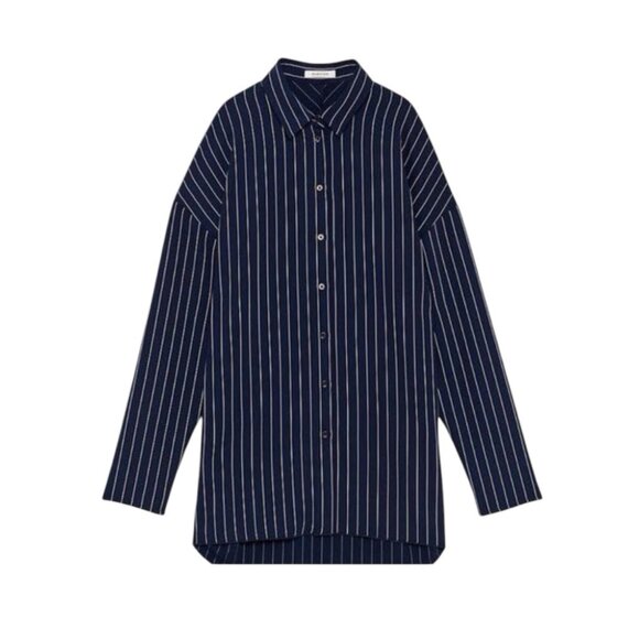 Aritzia Babaton Kearney Oversized Casual Button Down Shirt - Picture 9 of 9